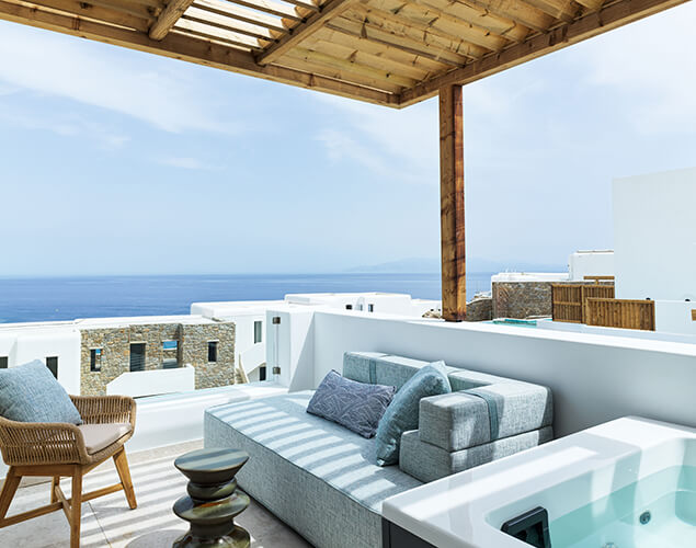 Two Bedroom Sea View Villa with Private Pool and Spa Bath